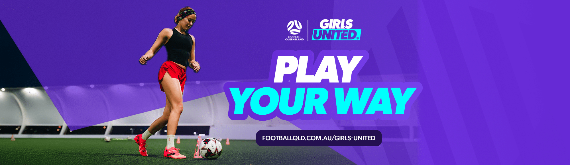 2504002 - Game Development - Girls United Play Your Way - Web Banner